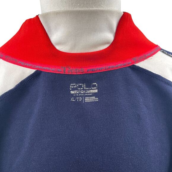 VTG Polo Sport Ralph Lauren Track Jacket Men Sz XL Blue USA 2 Big Pony Preppy - Picture 7 of 12